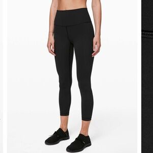 Lululemon Women's Black Wunder Under High Rise Tight Leggings Size 4